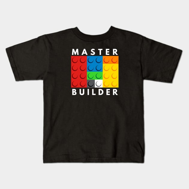 Master Builder Kids T-Shirt by designedbygeeks